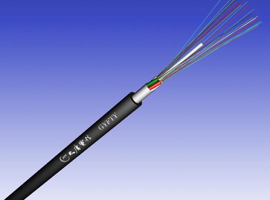 Il cavo a fibre ottiche all'aperto di IEC A1a.1 PBT allenta il cavo a fibre ottiche GYFTY della metropolitana
