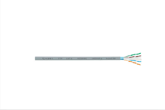 Un buon prezzo. cavo del rivestimento Cat5e F UTP del PVC LLDPE di frequenza della trasmissione 100MHz in linea